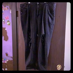 Black Target distressed Jeans